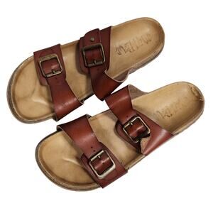 Mad Love Keava Size 8 Leather Sandals